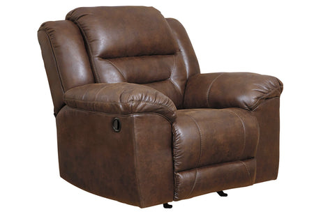 Stoneland Chocolate Recliner from Ashley - Luna Furniture