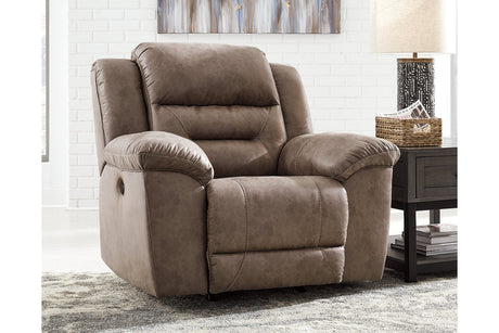 Stoneland Fossil Power Recliner from Ashley - Luna Furniture
