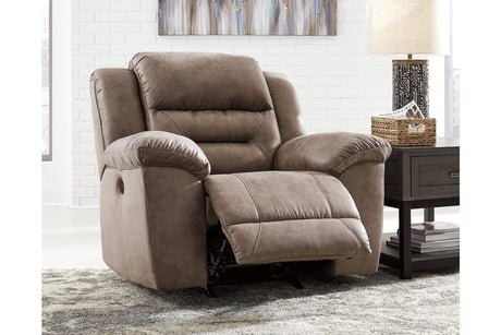 Stoneland Fossil Power Recliner from Ashley - Luna Furniture