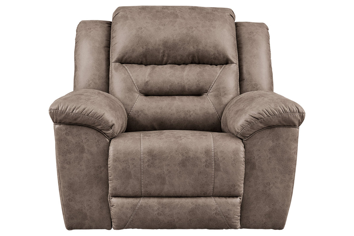Stoneland Fossil Power Recliner from Ashley - Luna Furniture