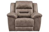 Stoneland Fossil Power Recliner from Ashley - Luna Furniture