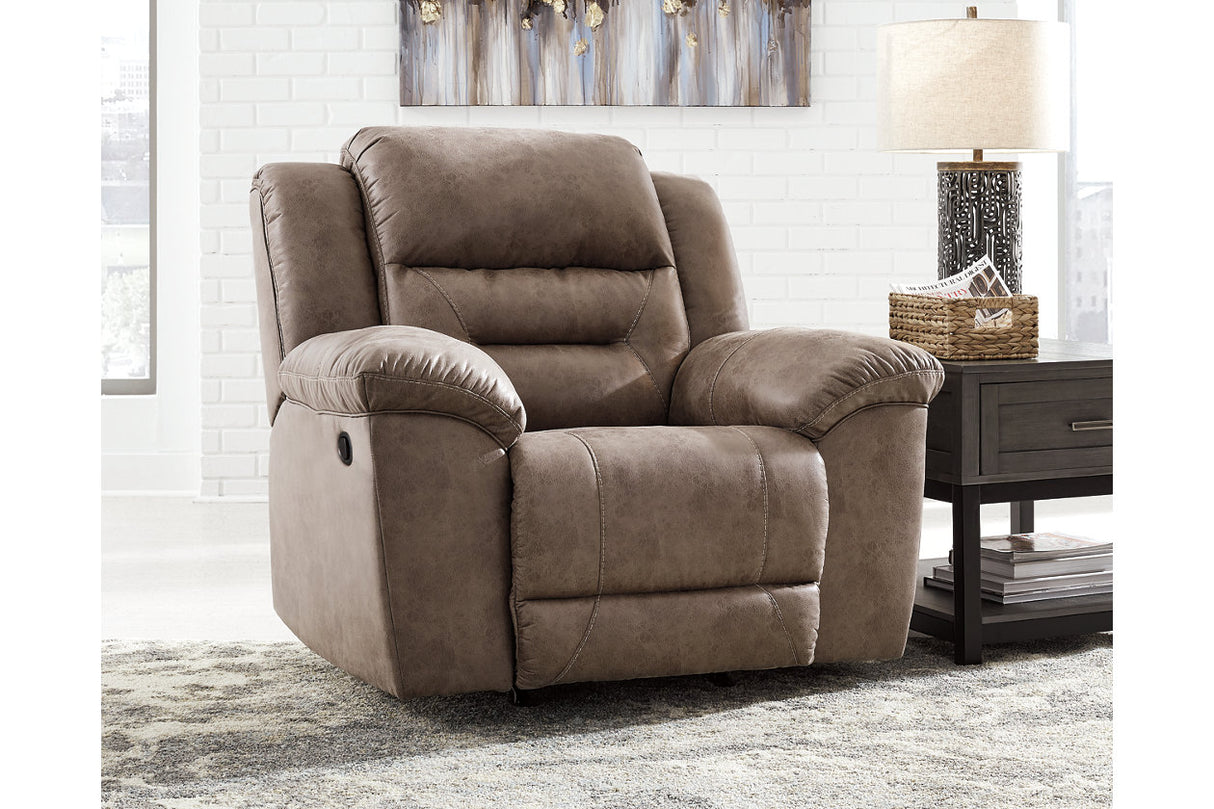 Stoneland Fossil Recliner from Ashley - Luna Furniture