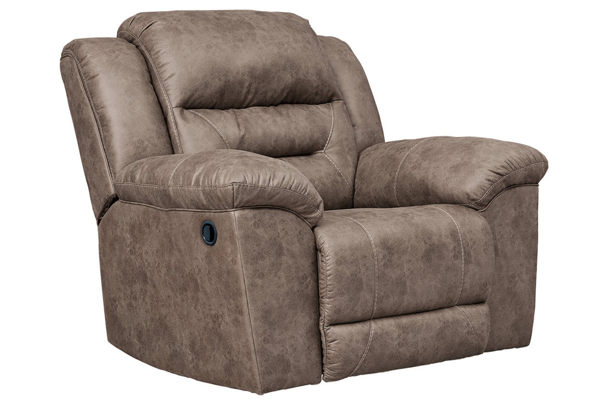 Stoneland Fossil Recliner from Ashley - Luna Furniture
