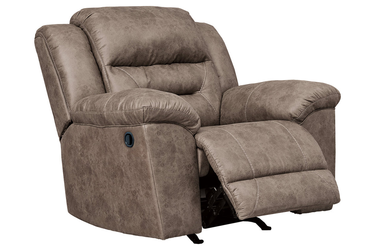 Stoneland Fossil Recliner from Ashley - Luna Furniture