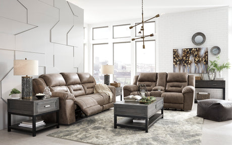 Stoneland Fossil Reclining Living Room Set from Ashley - Luna Furniture