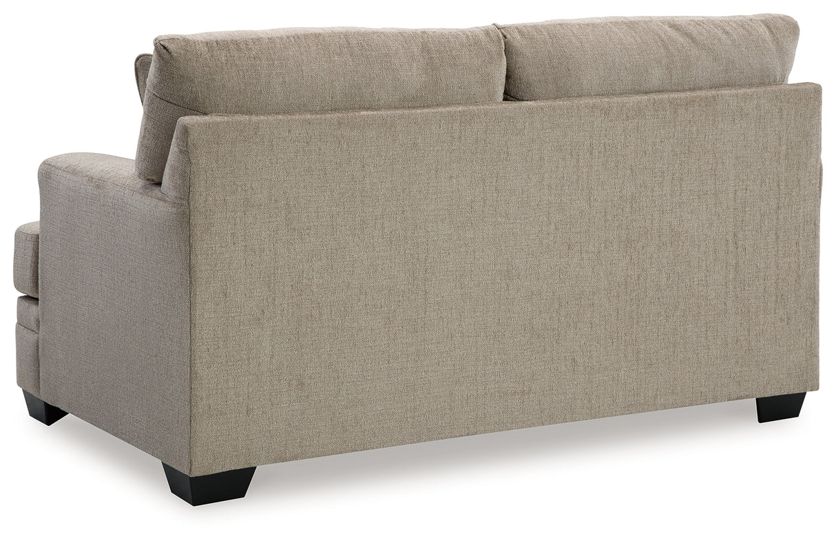 Stonemeade Taupe Loveseat from Ashley - Luna Furniture