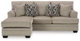 Stonemeade Taupe Reversible Sofa Chaise from Ashley - Luna Furniture