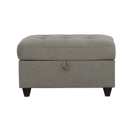 Stonenesse Gray Tufted Storage Ottoman from Coaster - Luna Furniture