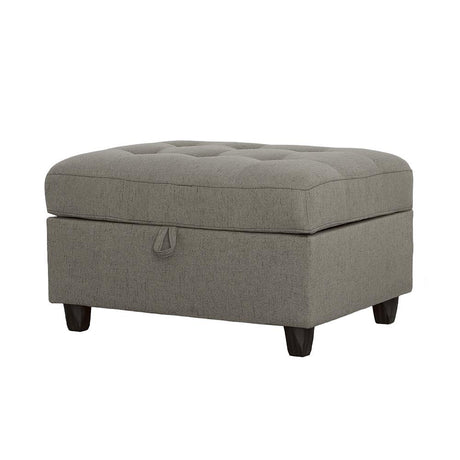 Stonenesse Gray Tufted Storage Ottoman from Coaster - Luna Furniture