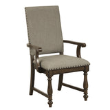 Stonington Brown Arm Chair, Set of 2 from Homelegance - Luna Furniture