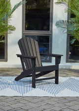 Sundown Treasure Black Adirondack Chair from Ashley Furniture - Luna Furniture