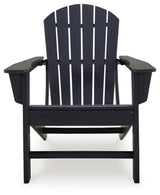 Sundown Treasure Black Adirondack Chair from Ashley Furniture - Luna Furniture