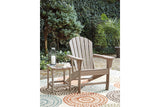 Sundown Treasure Grayish Brown Adirondack Chair from Ashley - Luna Furniture