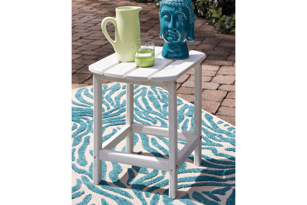 Sundown Treasure White End Table from Ashley - Luna Furniture