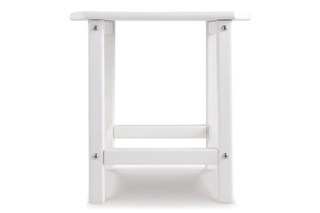 Sundown Treasure White End Table from Ashley - Luna Furniture