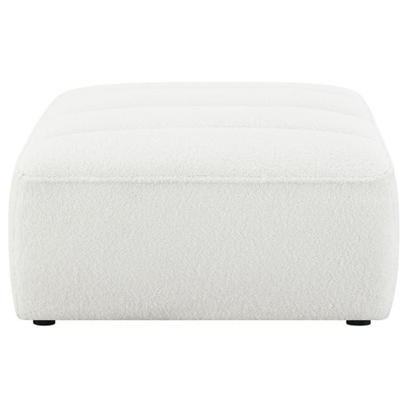 Sunny Natural Upholstered Ottoman from Coaster - Luna Furniture