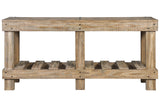 Susandeer Brown Sofa/Console Table from Ashley - Luna Furniture