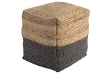 Sweed Valley Natural/Black Pouf from Ashley - Luna Furniture