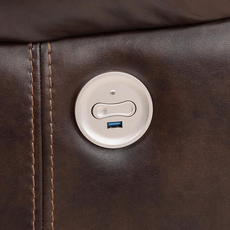 Sycamore 3-Piece Dark Brown Power Reclining Sectional from Coaster - Luna Furniture