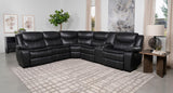 Sycamore 3-Piece Dark Gray Power Reclining Sectional from Coaster - Luna Furniture