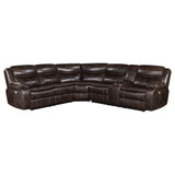Sycamore 3-Piece Dark Brown Power Reclining Sectional from Coaster - Luna Furniture
