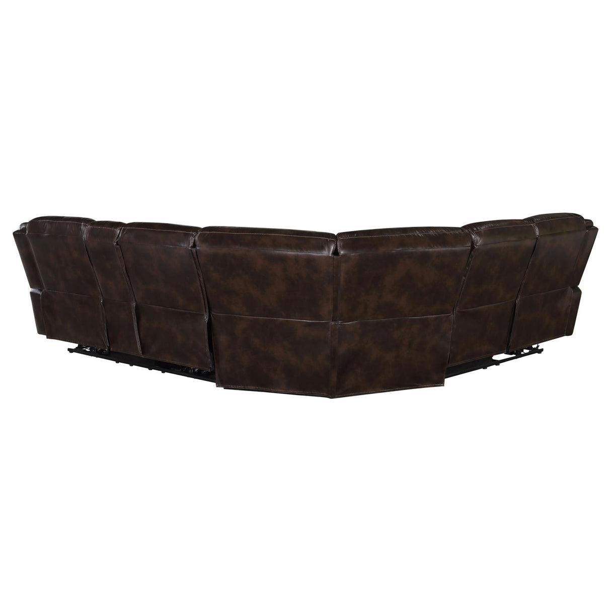 Sycamore 3-Piece Dark Brown Power Reclining Sectional from Coaster - Luna Furniture