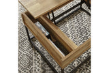 Gerdanet Natural Lift-Top Coffee Table -  - Luna Furniture