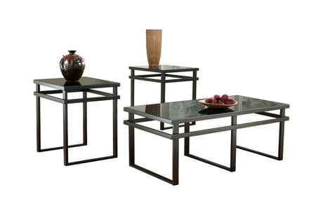 Laney Black Table, Set of 3 -  - Luna Furniture