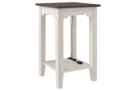 Dorrinson Two-tone Chairside End Table - Ashley - Luna Furniture