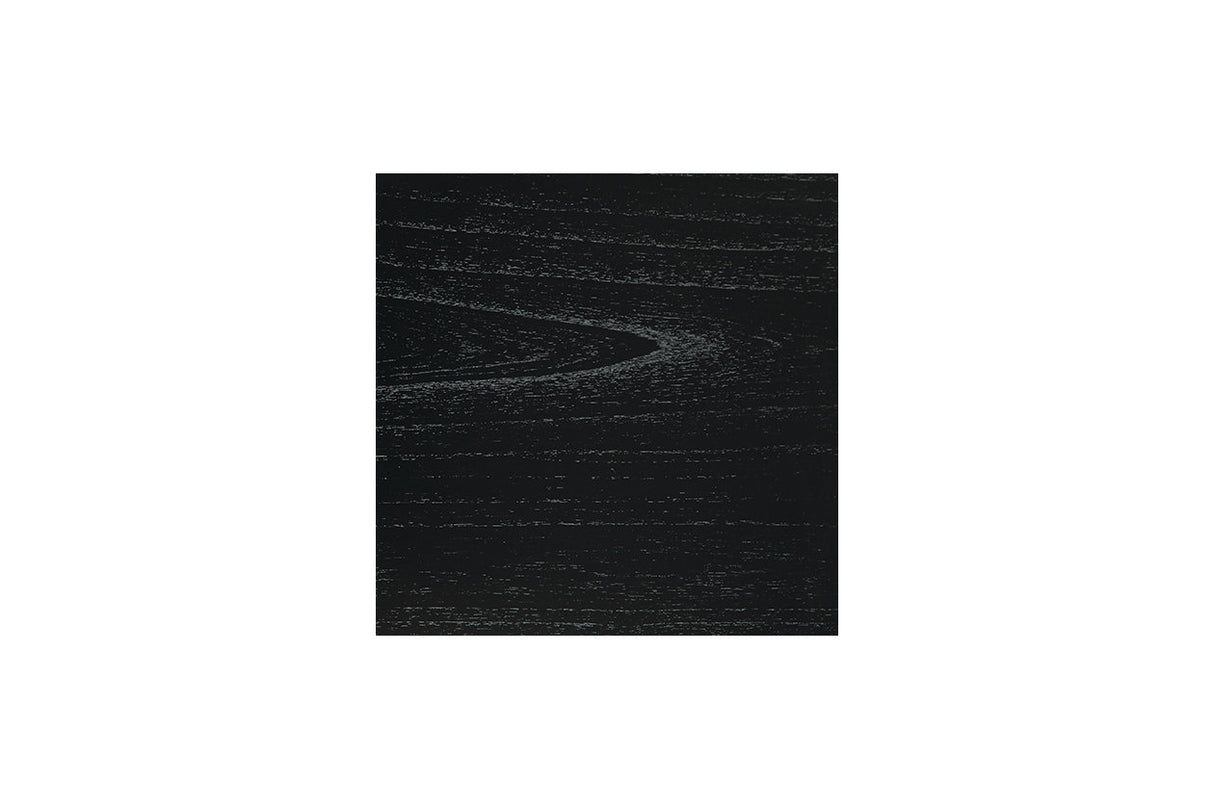 Treytown Black Chairside End Table from Ashley - Luna Furniture