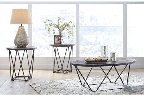 Neimhurst Dark Brown Table, Set of 3 -  - Luna Furniture
