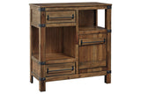 Roybeck Light Brown/Bronze Accent Cabinet from Ashley - Luna Furniture