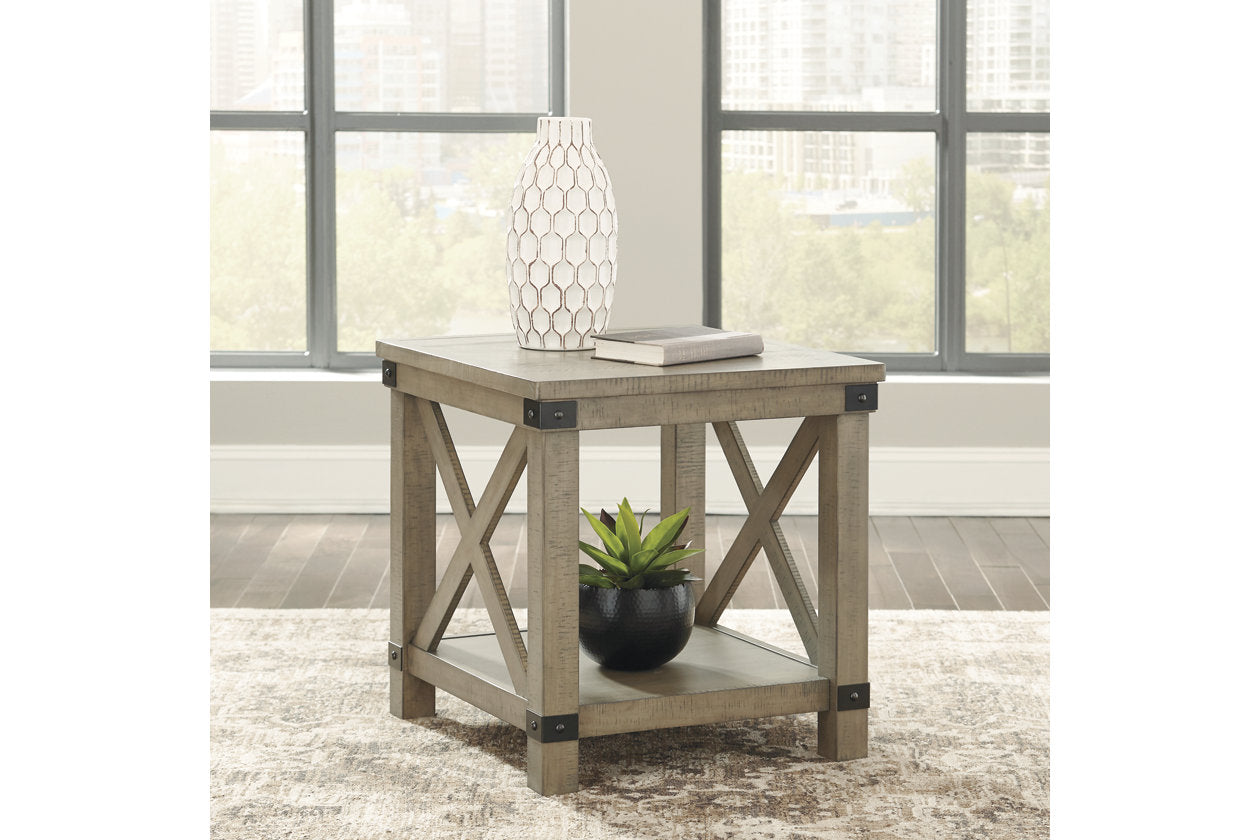 Aldwin Gray End Table from Ashley - Luna Furniture