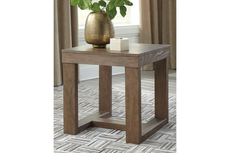 Cariton Gray End Table -  - Luna Furniture