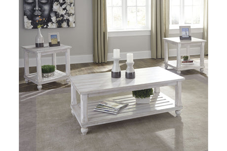 Cloudhurst White Table, Set of 3 -  - Luna Furniture