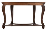 Norcastle Dark Brown Sofa/Console Table - Ashley - Luna Furniture