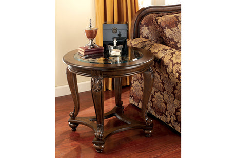 Norcastle Dark Brown End Table -  - Luna Furniture