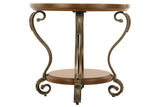 Nestor Medium Brown End Table -  - Luna Furniture