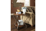 Nestor Medium Brown End Table -  - Luna Furniture