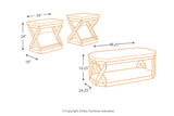 Radilyn Grayish Brown Table, Set of 3 -  - Luna Furniture