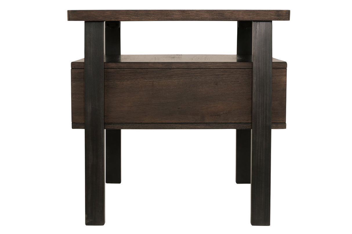 Vailbry Brown End Table - Ashley - Luna Furniture
