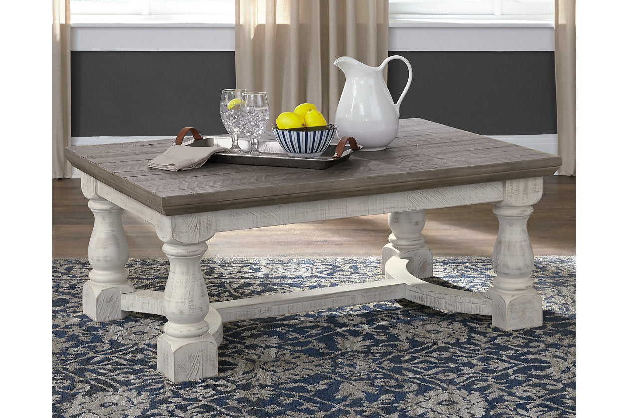 Havalance Gray/White Coffee Table from Ashley - Luna Furniture