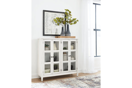 Kanwyn Whitewash Accent Cabinet -  - Luna Furniture