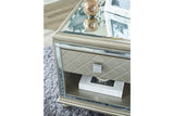 Chevanna Platinum End Table -  - Luna Furniture