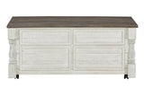 Havalance White/Gray Lift-Top Coffee Table from Ashley - Luna Furniture