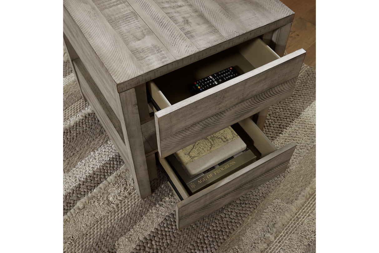 Naydell Gray End Table
