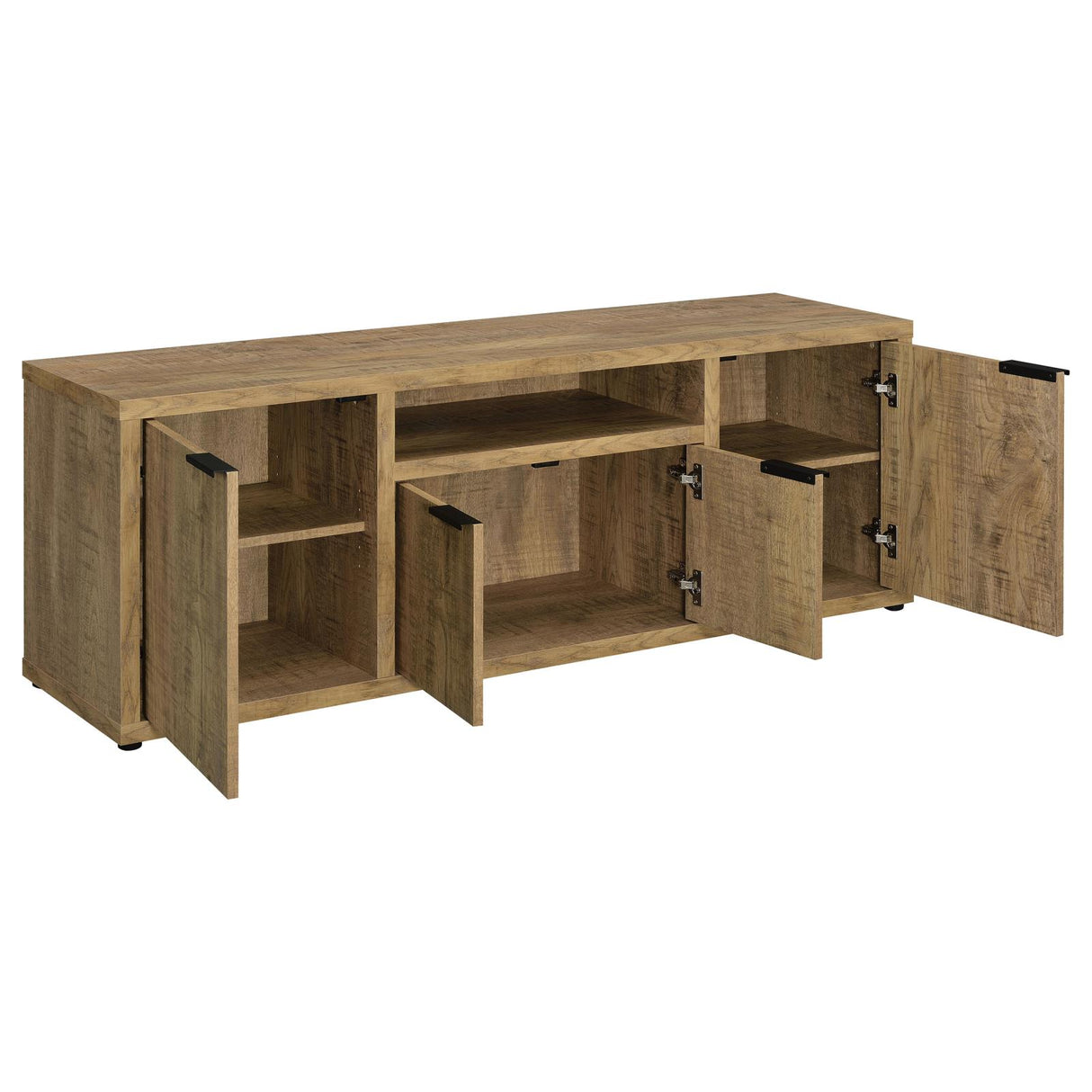 Tabby Mango 3-Piece Entertainment Center With 60" TV Stand from Coaster - Luna Furniture