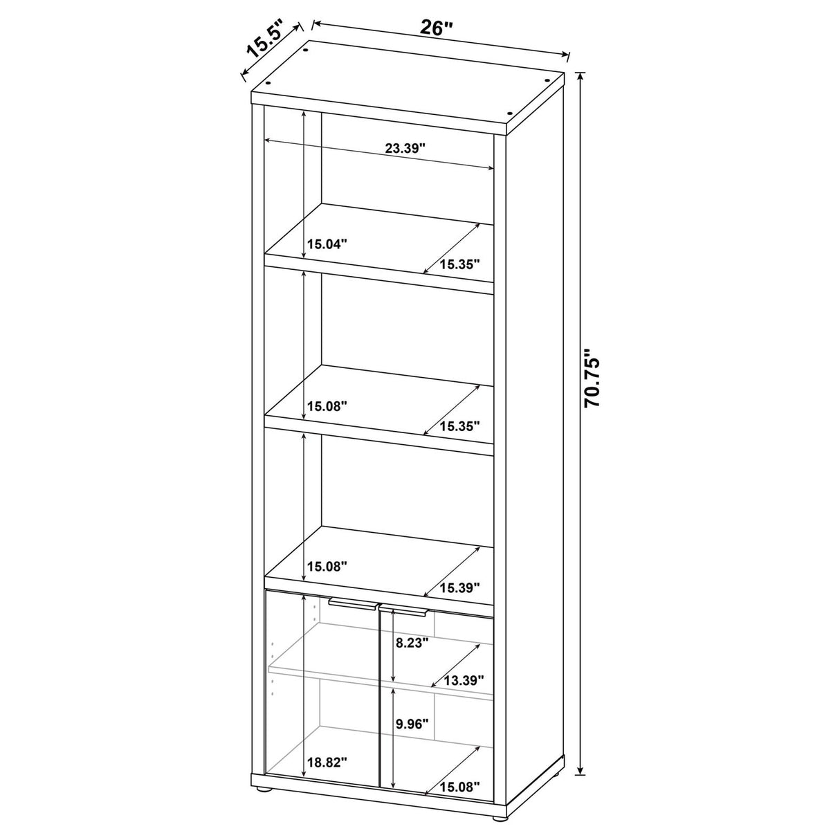 Tabby Mango 3-Piece Entertainment Center With 60" TV Stand from Coaster - Luna Furniture
