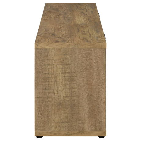 Tabby Mango 4-Door Engineered Wood 60" TV Stand from Coaster - Luna Furniture