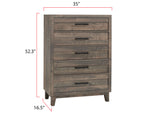 Tacoma Rustic Brown Chest from Crown Mark - Luna Furniture